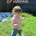 Little Raglan Tee, Knitting Pattern, Size Toddler..