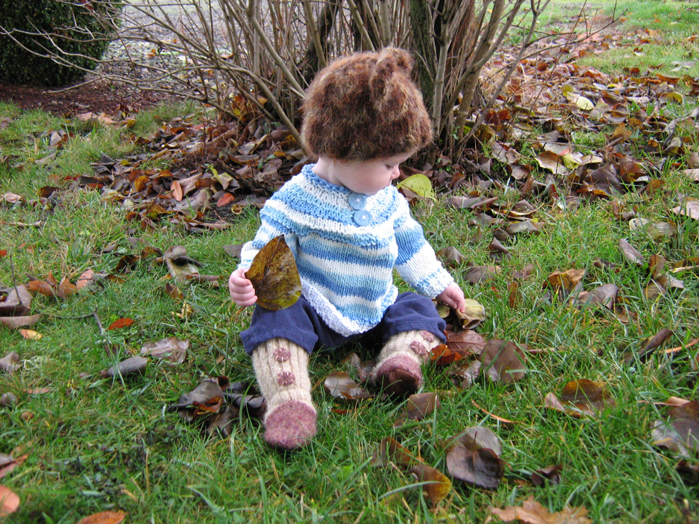 Super Comfy, Slouch Baby, Little Boy Blue, 100% Cotton Baby Pull Over Sweater - Ooak - Ready To Ship
