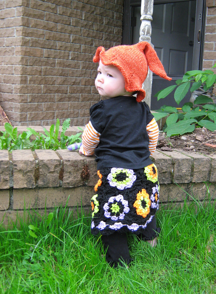 Ooak - Baby Girl Granny Square Crocheted Skit - Ready To Ship