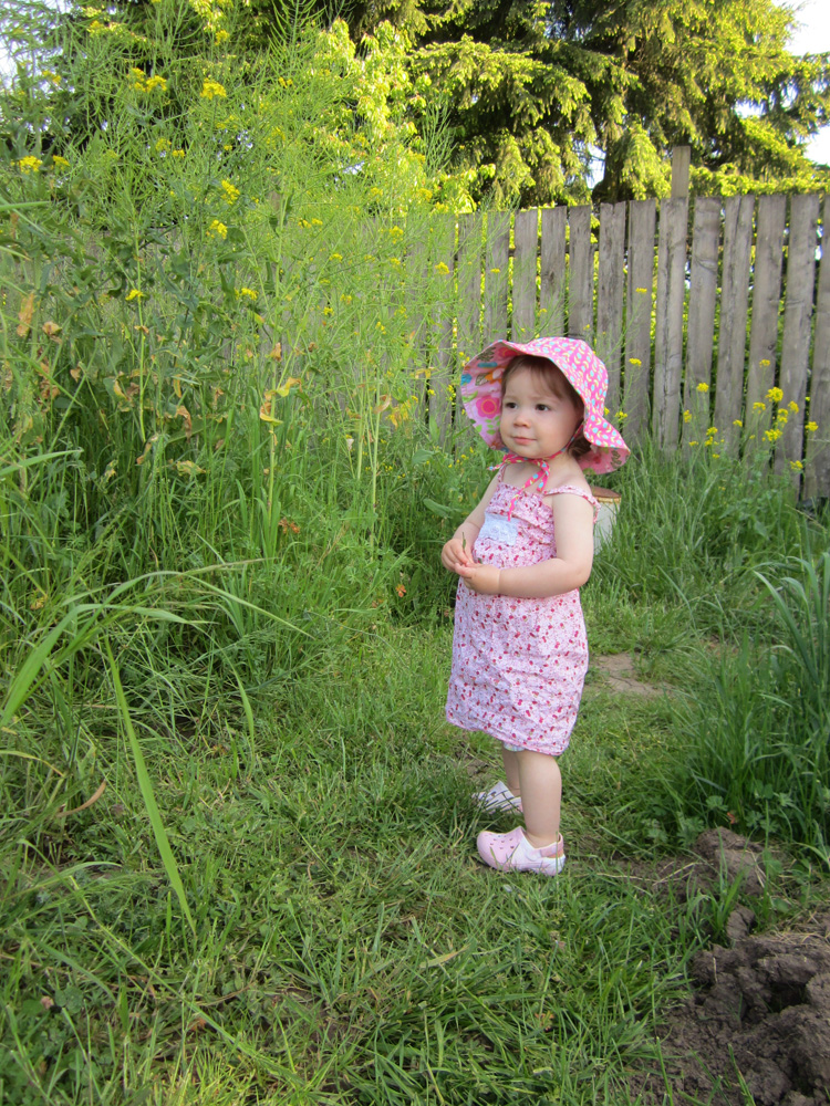 Little Pink Floral Sun Dress, 12 Months, Ready To Ship, One Of A Kind,